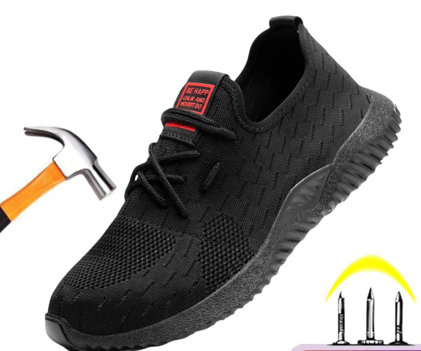 Chaussures de Sécurité Unisexes – Simples et Polyvalentes - Coque de Protection & Normes S3