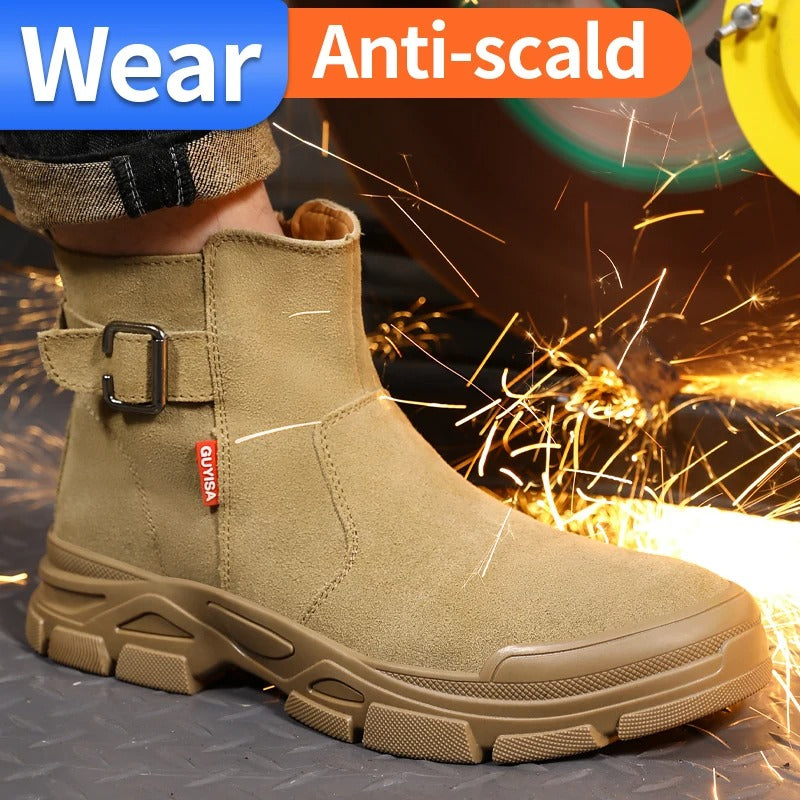 Bottines / Boots de Sécurité Hautes – Sécurité et Confort pour Travaux Intensifs - Coque de Protection & Normes S3