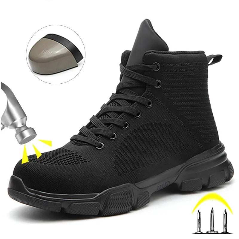 Chaussures de Sécurité Montantes – Protection Renforcée & Confort Absolu - Coque de Protection & Normes S3