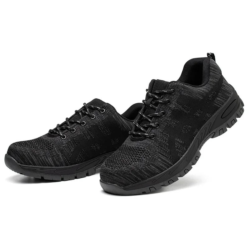 Chaussures de Sécurité pour Travail Sécurisées Noires – Confort & Robustesse pour Professionnels - Coque de Protection & Normes S3