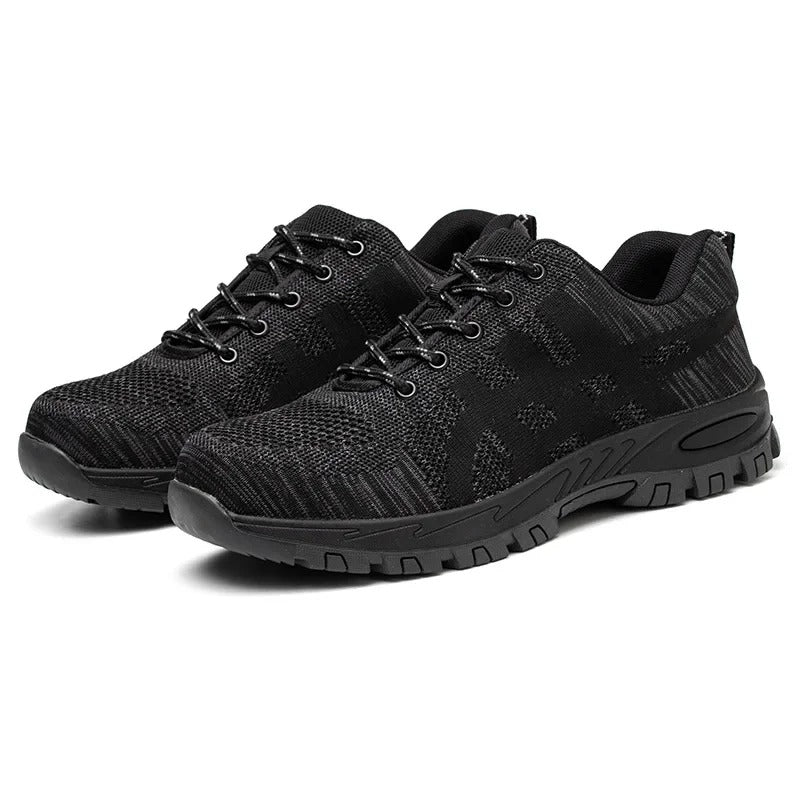 Chaussures de Sécurité pour Travail Sécurisées Noires – Confort & Robustesse pour Professionnels - Coque de Protection & Normes S3