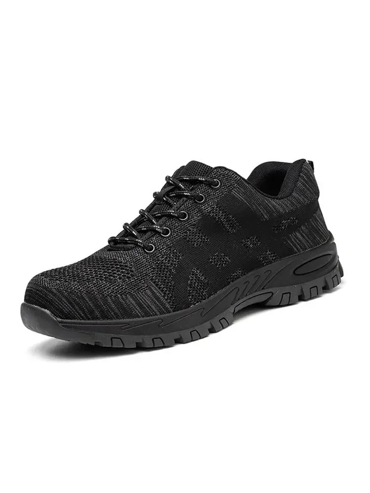 Chaussures de Sécurité pour Travail Sécurisées Noires – Confort & Robustesse pour Professionnels - Coque de Protection & Normes S3