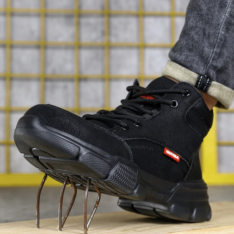 Chaussures de Sécurité Ultra-Résistantes – Coque Métallique et Adhérence Totale - Coque de Protection & Normes S3