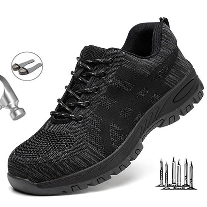 Chaussures de Sécurité pour Travail Sécurisées Noires – Confort & Robustesse pour Professionnels - Coque de Protection & Normes S3
