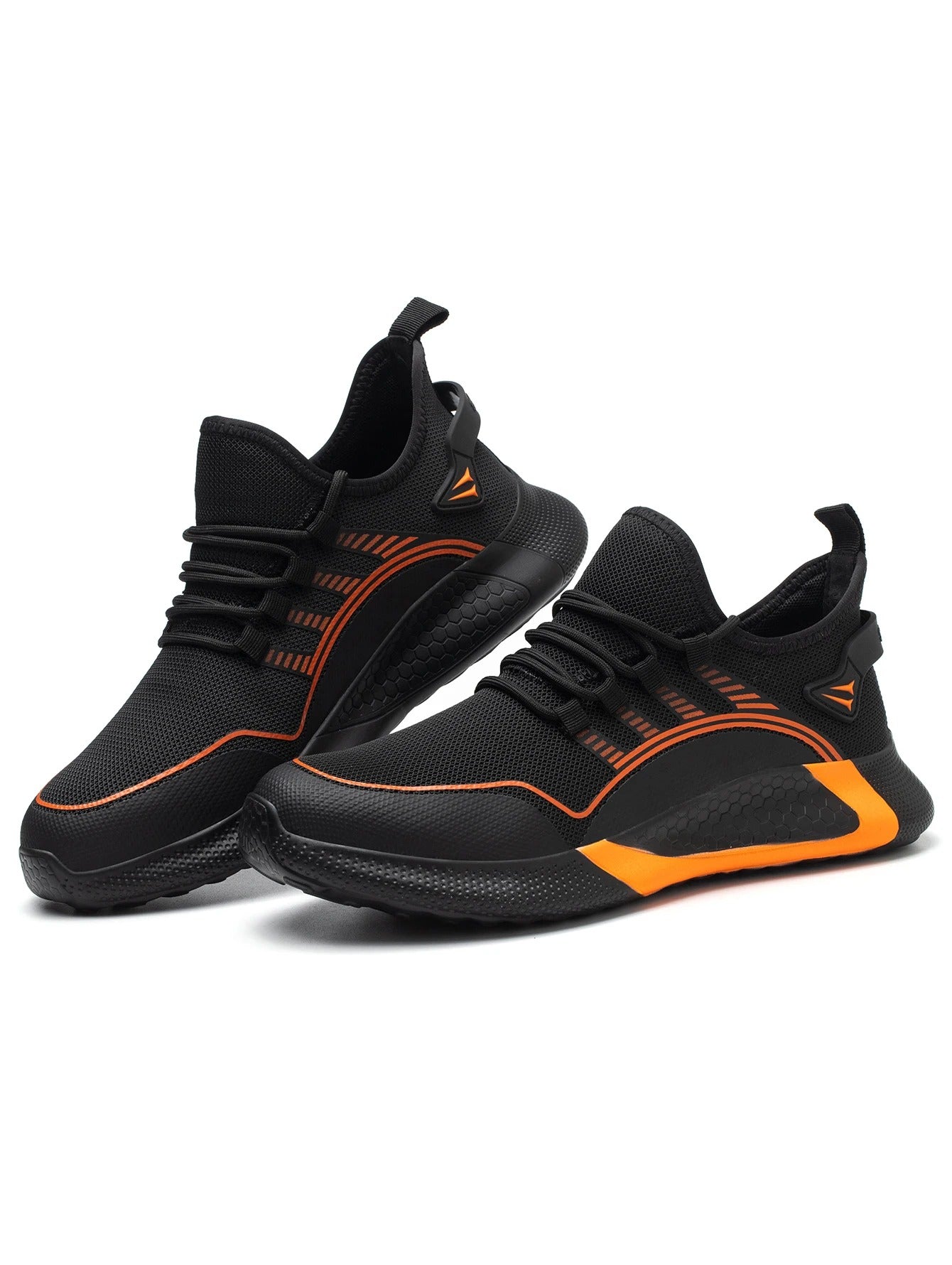 Chaussures de Sécurité Élégantes Orange - Protection et Style au Quotidien - Coque de Protection & Normes S3