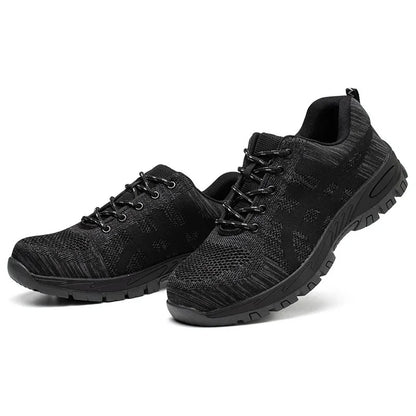 Chaussures de Sécurité pour Travail Sécurisées Noires – Confort & Robustesse pour Professionnels - Coque de Protection & Normes S3