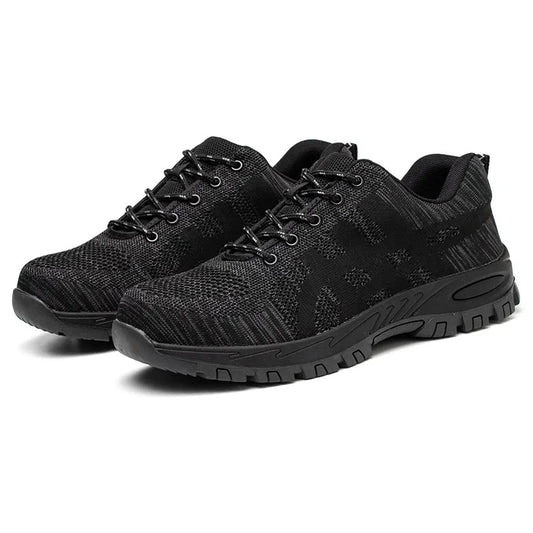 Chaussures de Sécurité pour Travail Sécurisées Noires – Confort & Robustesse pour Professionnels - Coque de Protection & Normes S3